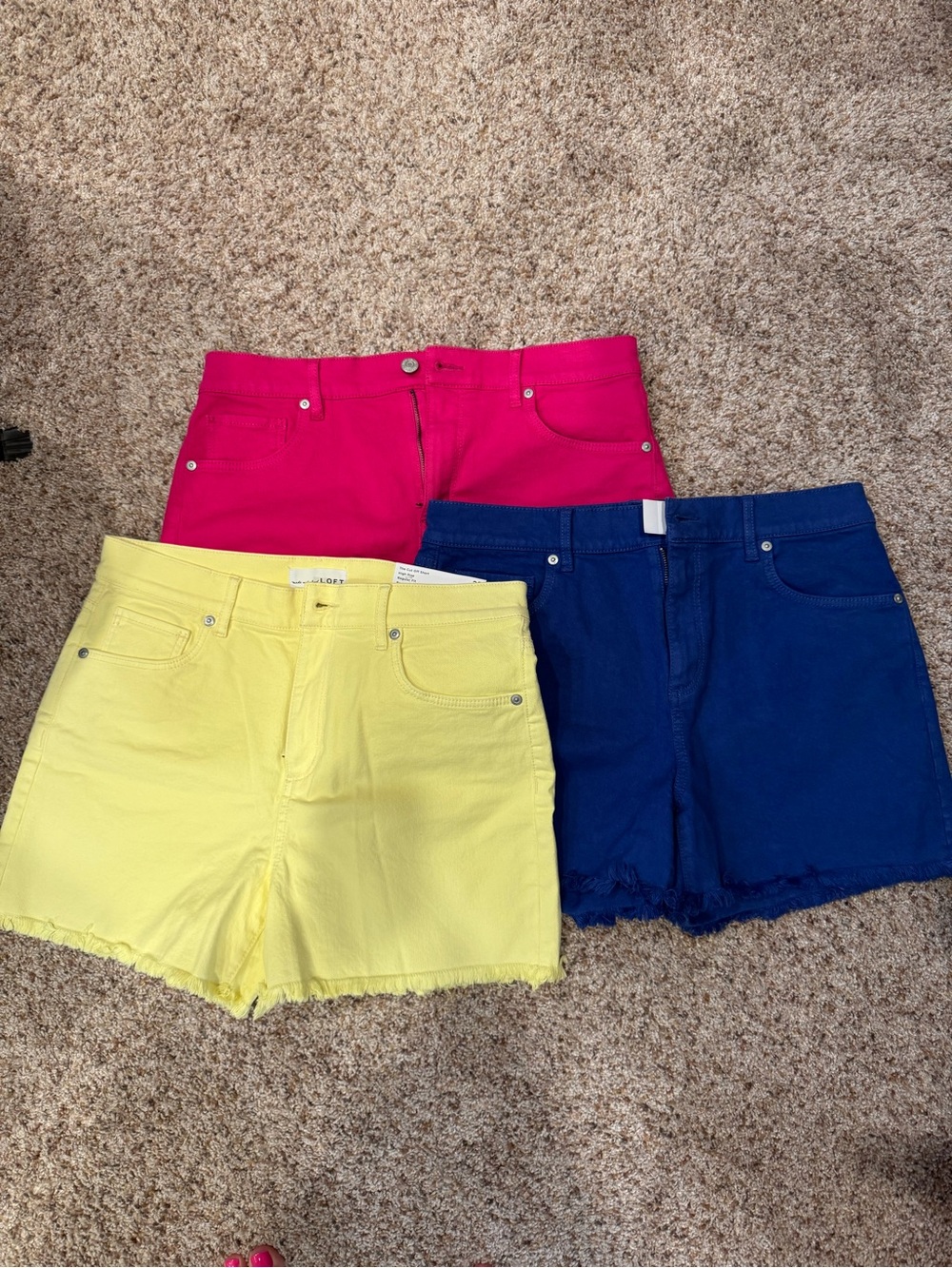 LOFT cut off shorts, 28/6. NWT.